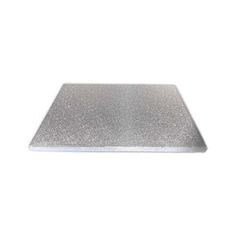 Picture of SQUARE BOARD CAKE DRUM SILVER 16 INCH OR 40CM